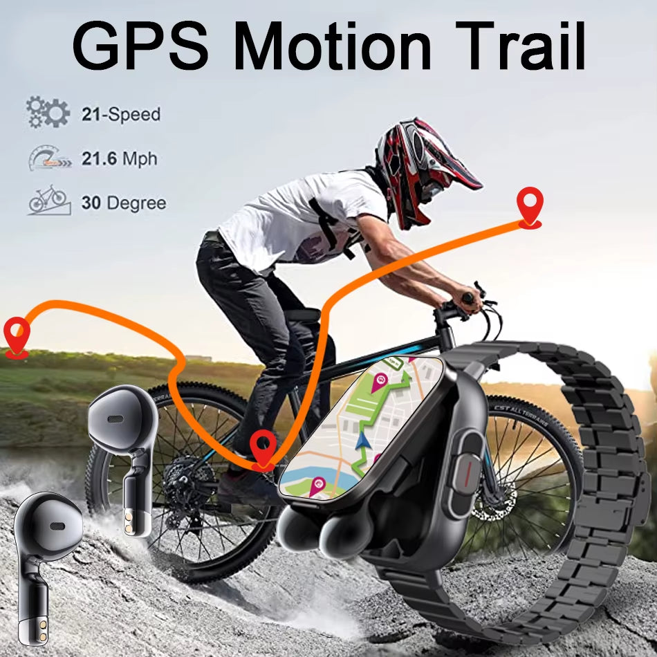 FusionBeat™ 2-in-1 Smartwatch & TWS Earbuds – Wear the Future on Your Wrist