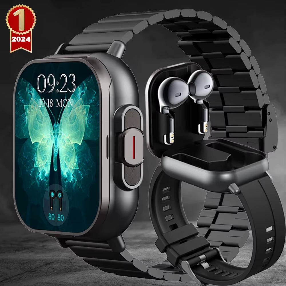 FusionBeat™ 2-in-1 Smartwatch & TWS Earbuds – Wear the Future on Your Wrist